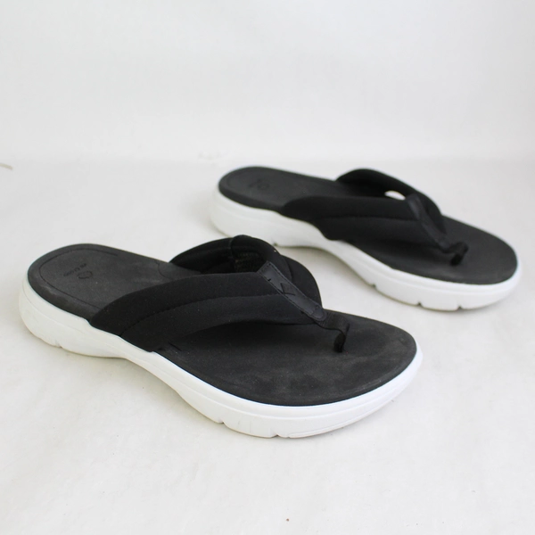 Vera Bradley VB Cloud Sandals Black & White Women's Size 8