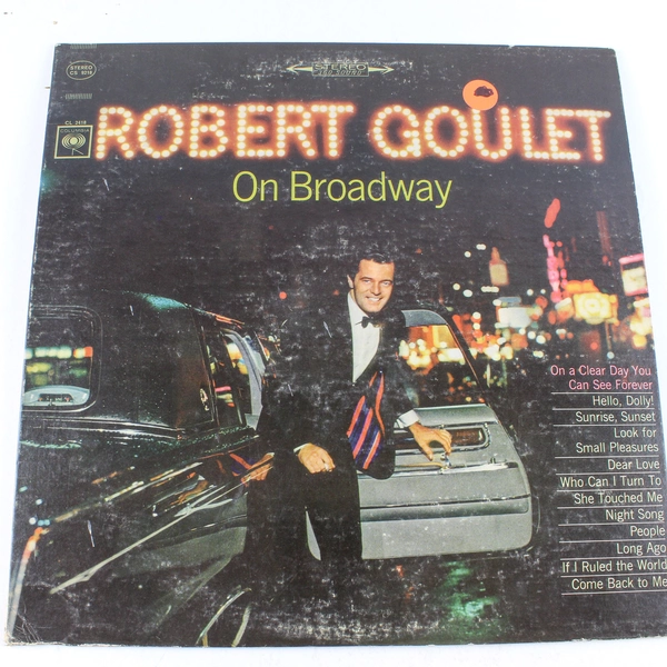 Robert Goulet On Broadway Vinyl LP Columbia CS 9218 - Good Condition
