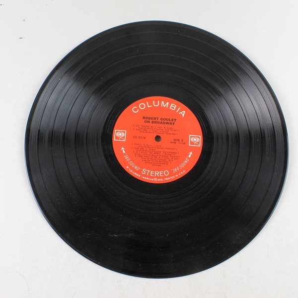 Robert Goulet On Broadway Vinyl LP Columbia CS 9218 - Good Condition
