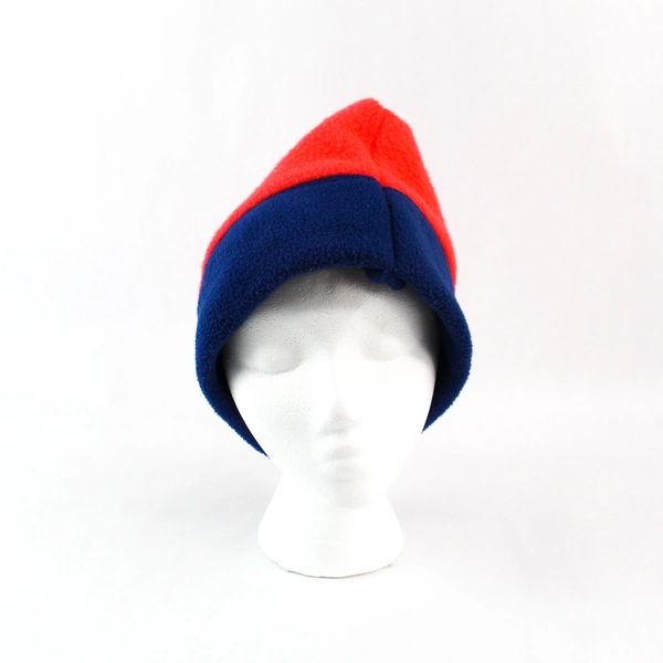 Lot of 2 Red & Blue Adult Winter Hats - Good Pre-Owned Condition
