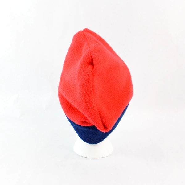 Lot of 2 Red & Blue Adult Winter Hats - Good Pre-Owned Condition