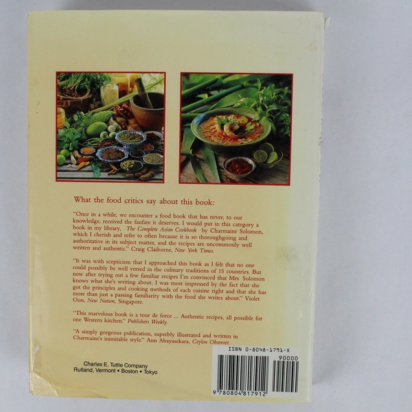The Complete Asian Cookbook by Charmaine Solomon 1995 Revised Hardcover DJ