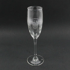 Arc France Laurent Perrier Etched Crystal Champagne Flute 8.75"