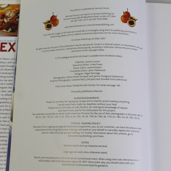 The Complete Book of Mexican Cooking by Jane Milton 2007 Hardcover Dust Jacket