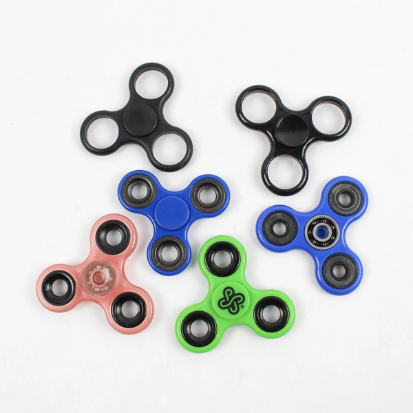 Lot of 6 Fidget Spinner Toys in Various Colors