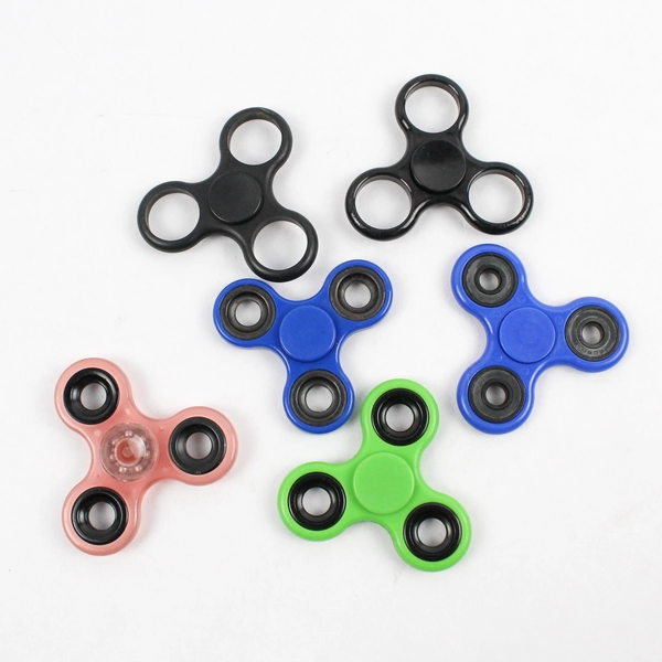 Lot of 6 Fidget Spinner Toys in Various Colors