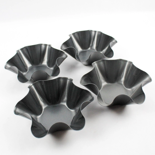 Set of 4 Non Stick Taco Salad Shell Metal Molds