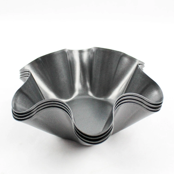 Set of 4 Non Stick Taco Salad Shell Metal Molds