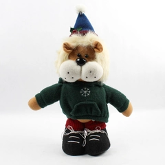 Prima Creations Weighted Lion Christmas Shelf Table Mantle Decoration