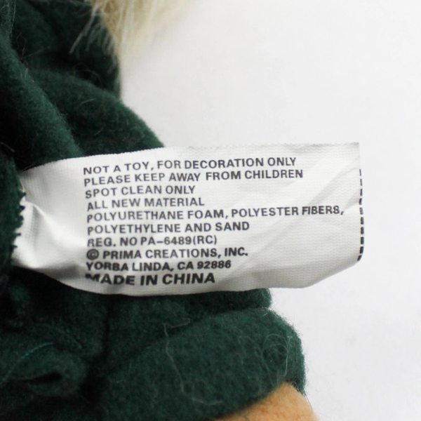 Prima Creations Weighted Lion Christmas Shelf Table Mantle Decoration