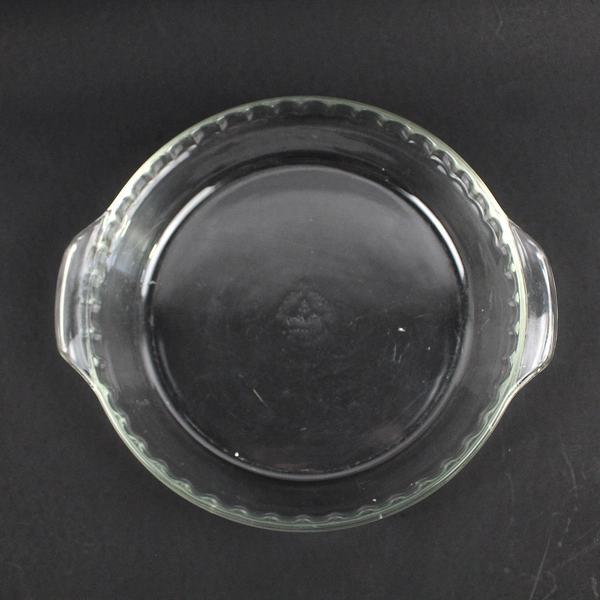 Vintage Anchor Hocking Fire King Clear Glass 10" Pie Plate #470