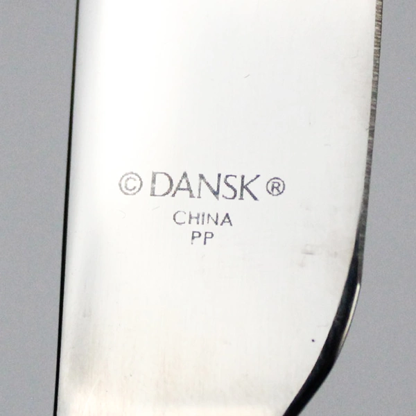 Lot of 8 Dansk Dinner Butter Knives Alsace Stainless Steel Glossy Silver