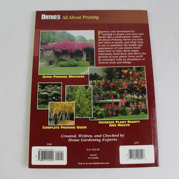 Ortho's All About Pruning by Judy Lowe 1999 Paperback 