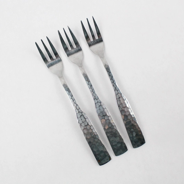 Lot of 3 Rogers Cocktail Forks Stainless Steel Brushed Silver