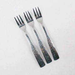 Lot of 3 Rogers Cocktail Forks Stainless Steel Brushed Silver