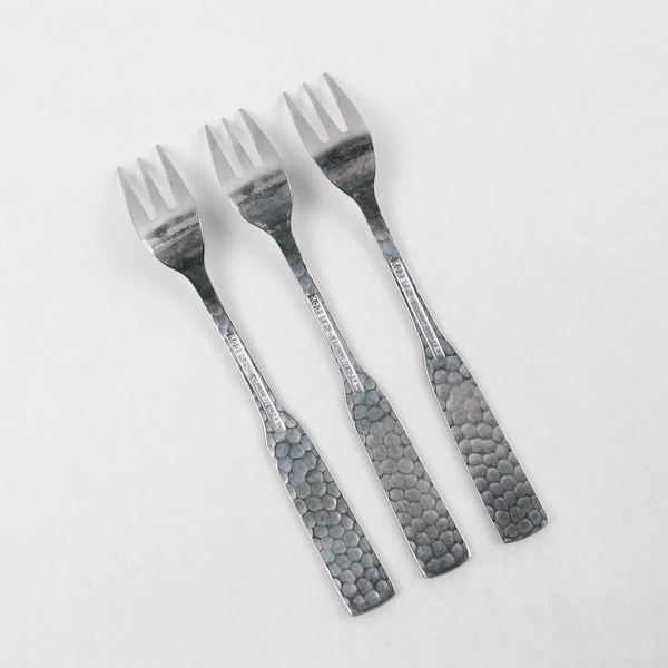 Lot of 3 Rogers Cocktail Forks Stainless Steel Brushed Silver