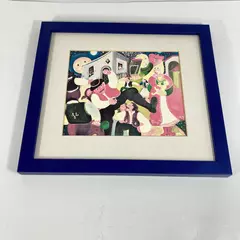 Framed Giclee Dancing Man Print by Gyory