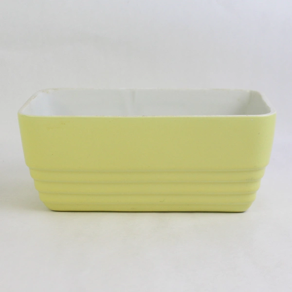 Vtg Hall For Westinghouse Butter Yellow Refrigerator Baking Dish 5084 US Made