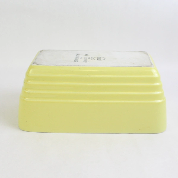 Vtg Hall For Westinghouse Butter Yellow Refrigerator Baking Dish 5084 US Made