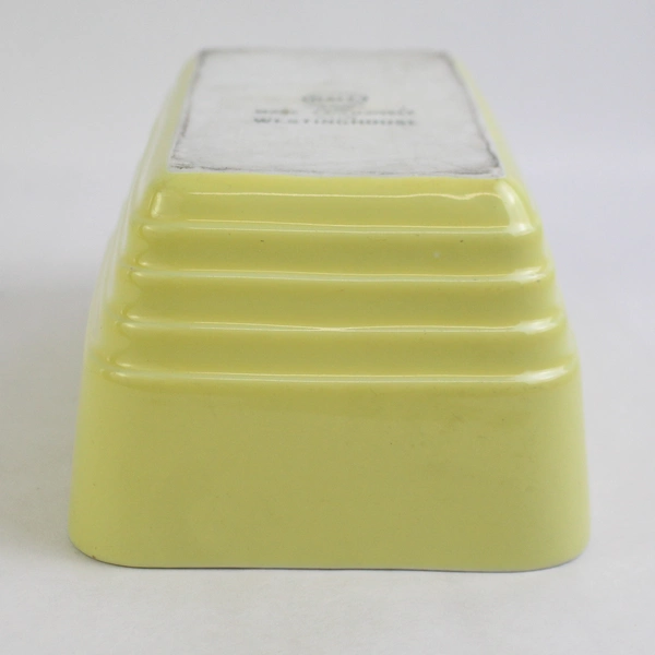 Vtg Hall For Westinghouse Butter Yellow Refrigerator Baking Dish 5084 US Made