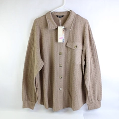 Dokotoo Brown Long-Sleeve Button-Up Shirt Women's Size XL With Tags