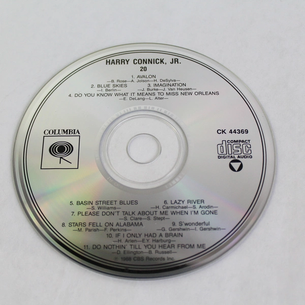 Lot Of 2 Music CDs by Harry Connick Jr Columbia No Jewell Cases 1988 1991