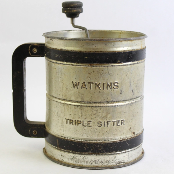 Vintage Watkins Triple Sifter Kitchen Tool