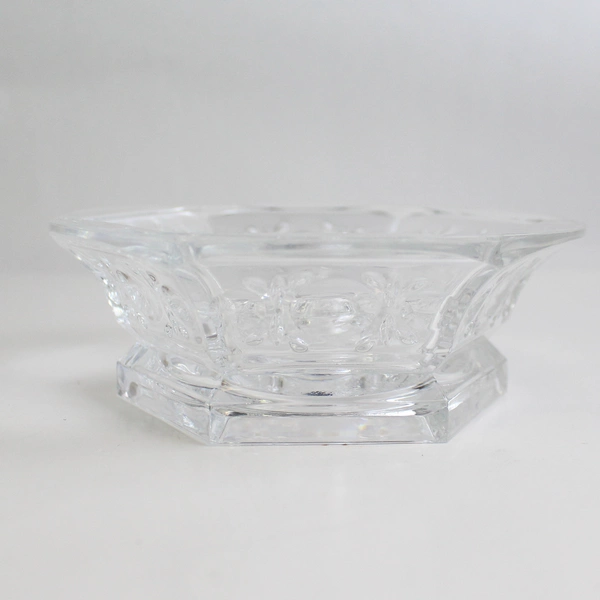 PartyLite Lid Only For Hurricane Candle Holder Leaded Crystal Clear Glass P7523
