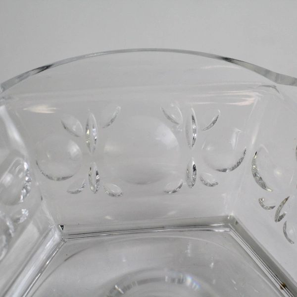 PartyLite Lid Only For Hurricane Candle Holder Leaded Crystal Clear Glass P7523