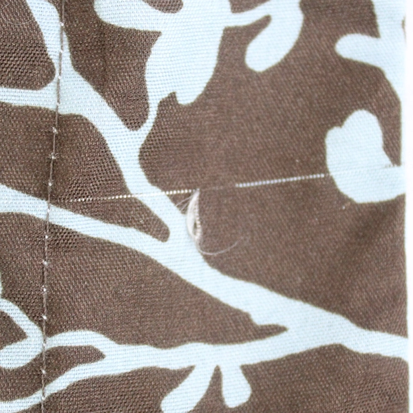 Set of 2 Victoria Classics Brown and Blue Branch Print Pillowcases 24" x 40"