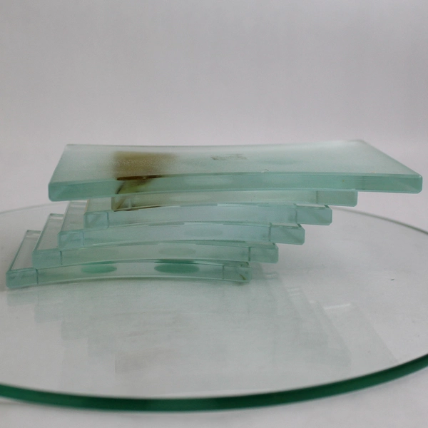 Partylite Stratus 3 Wick Blue Tinted Glass Candle Holder Large P7725