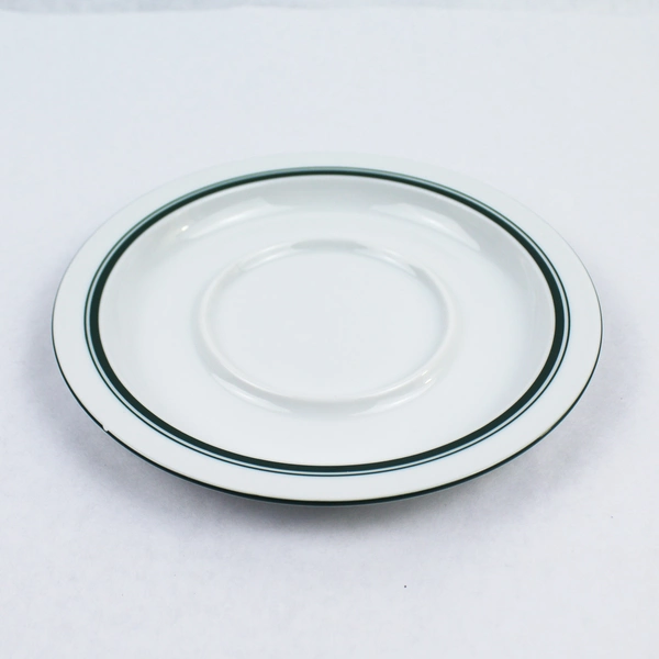 Lot of 5 Dansk Christianshavn Green Cup & Saucer Sets Pre-Owned Chips Stains