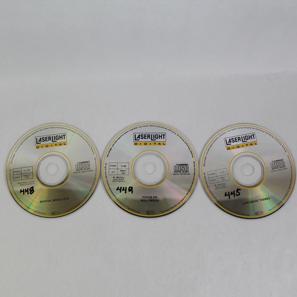 Lot Of 9 LaserLight Digital Music CDs No Jewel Cases