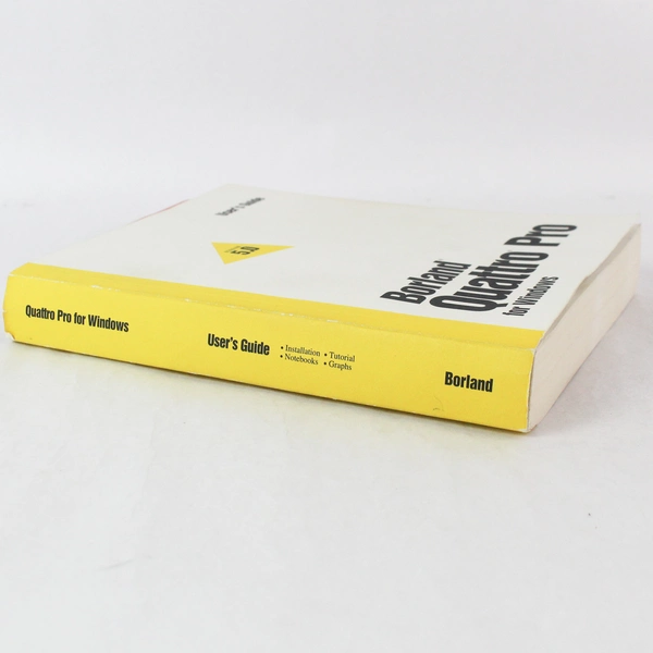 Borland Quattro Pro For Windows User's Guide Version 5.0 1991 Paperback