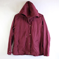 LA Hearts Maroon Red Zip-Up Jacket Women's Size Medium