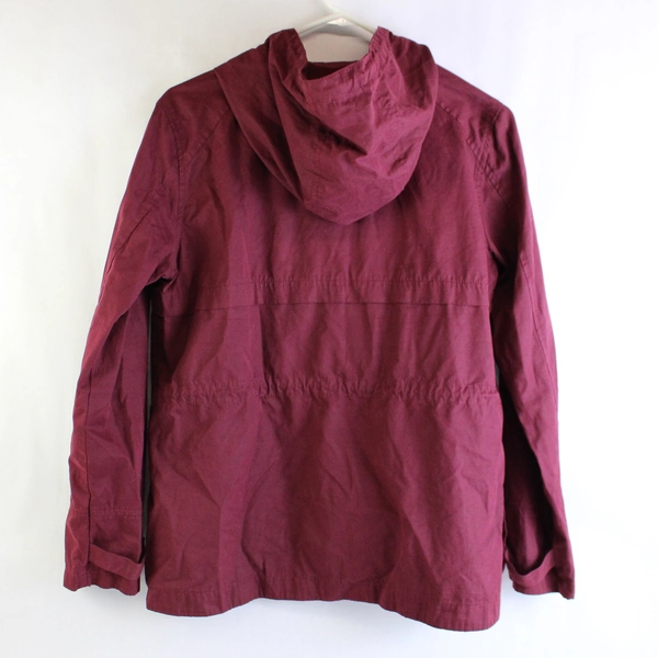 LA Hearts Maroon Red Zip-Up Jacket Women's Size Medium