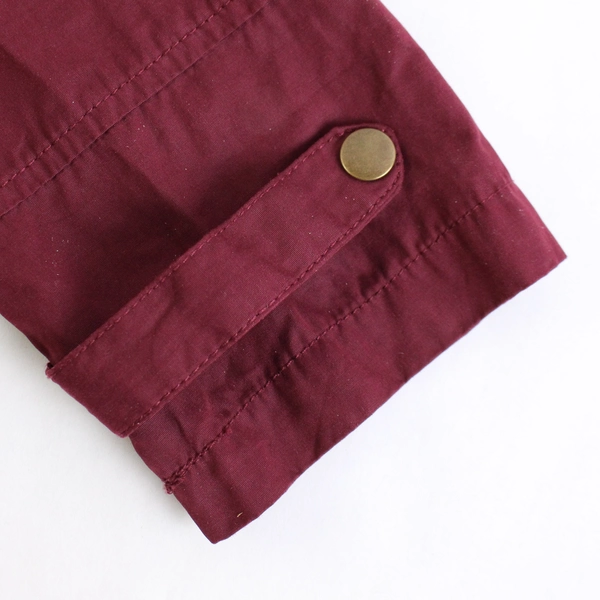 LA Hearts Maroon Red Zip-Up Jacket Women's Size Medium