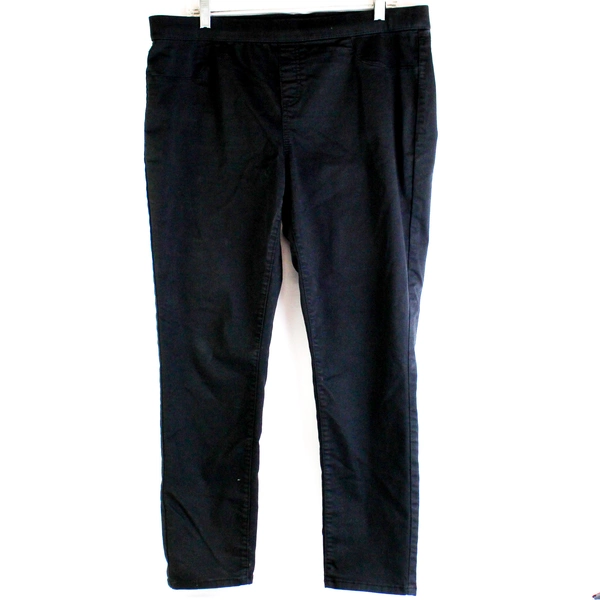 No Boundaries Solid Black Skinny Jeggings Juniors Size 2XL 19