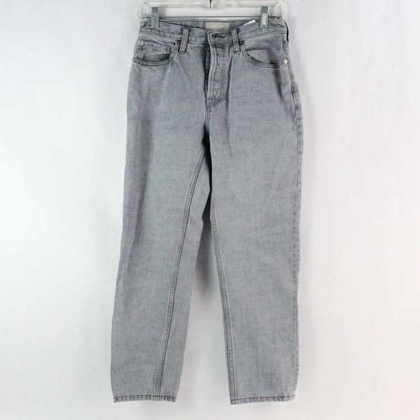 Everlane 90's Cheeky Jean Crop Gray Denim Women's Size 27 Pre-Owned
