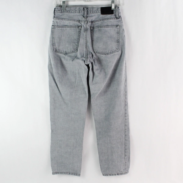 Everlane 90's Cheeky Jean Crop Gray Denim Women's Size 27 Pre-Owned