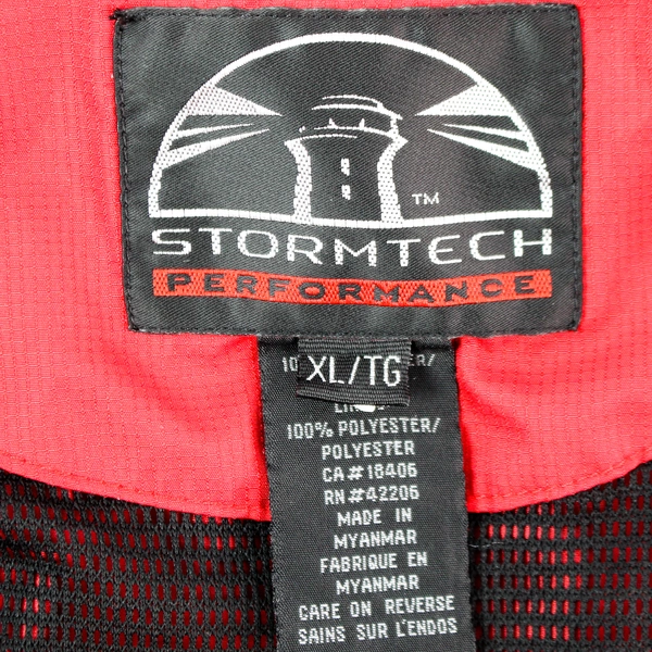 Stormtech Men's XL Red Full-Zip Mesh-Lined Jacket - Good Condition