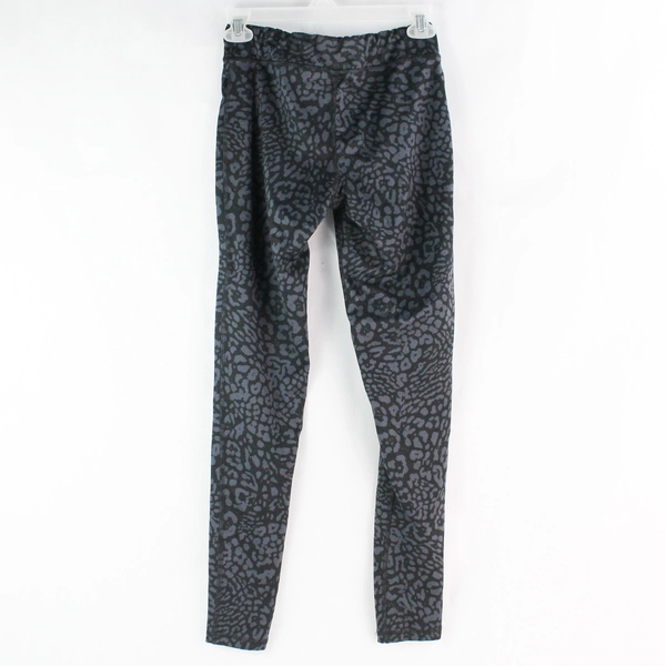 C9 Champion Duo Dry Gray Jaguar Print Leggings Women's Small, Pre-owned