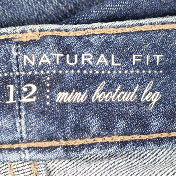 Coldwater Creek Women's Size 12 Mini Bootcut Denim Jeans - Good Condition