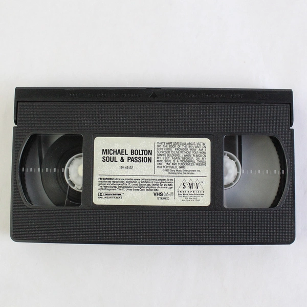 Soul & Passion VHS Video Michael Bolton 1992