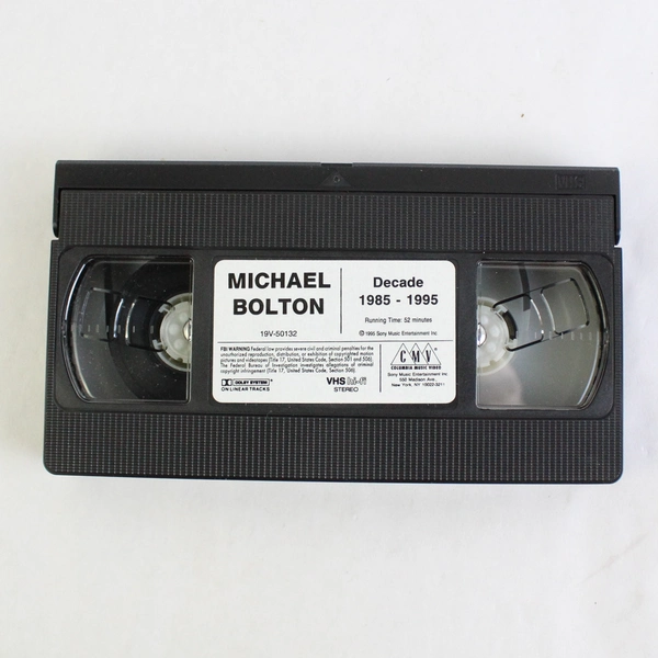 Michael Bolton Decade 1985-1995 VHS Music
