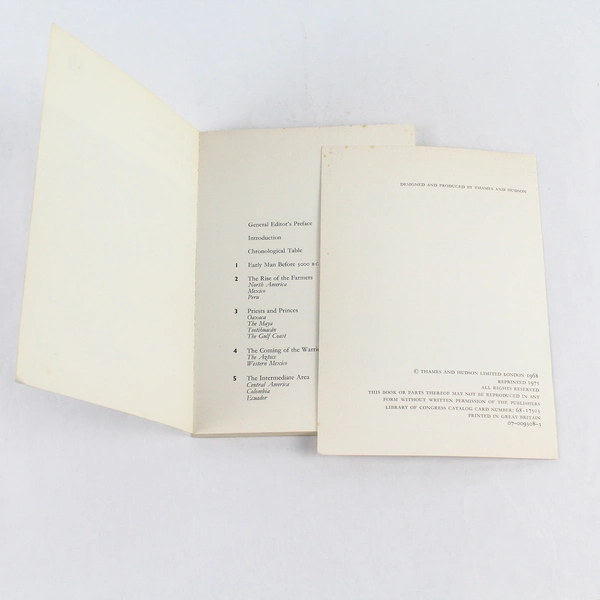 The First Americans by G.H.S. Bushnell 1975 McGraw-Hill Paperback - Pre-owned