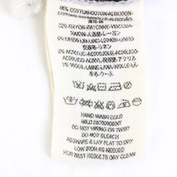 Free People Cropped Sweater Size Small Gray Striped Oversized