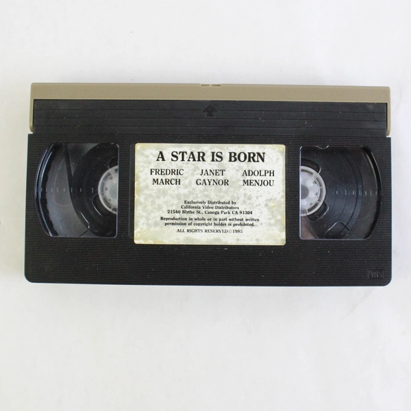 A Star is Born VHS Video Janet Gaynor and Fredric March 1985