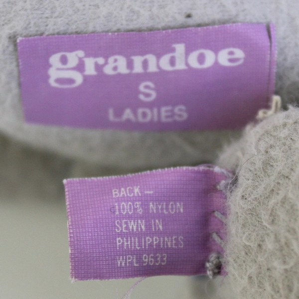 Knockout Grandoe Brown Faux Leather Boxing Glove-Style Mittens Women's Small