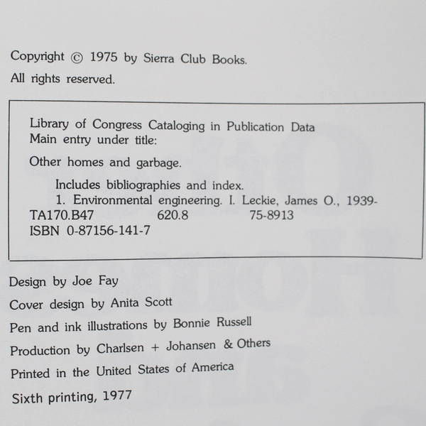 Other Homes and Garbage by Gil Masters 1975 Vintage Paperback Book